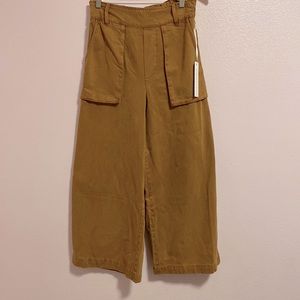 Young Fabulous and Broke wide leg cropped pants,size M